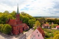 Townscape of Frombork, Poland